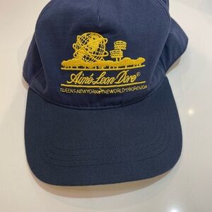 Aime Leon Dore Navy and Yellow Men's Cap